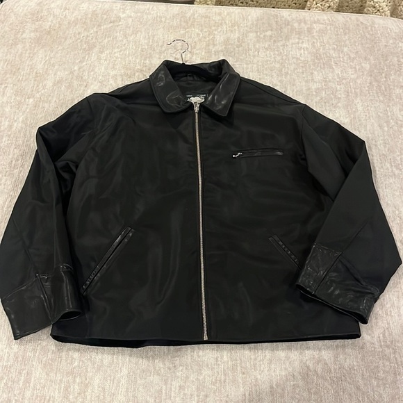 Roots Other - Roots Nylon and Leather Trim Jacket Made in Canada Size L